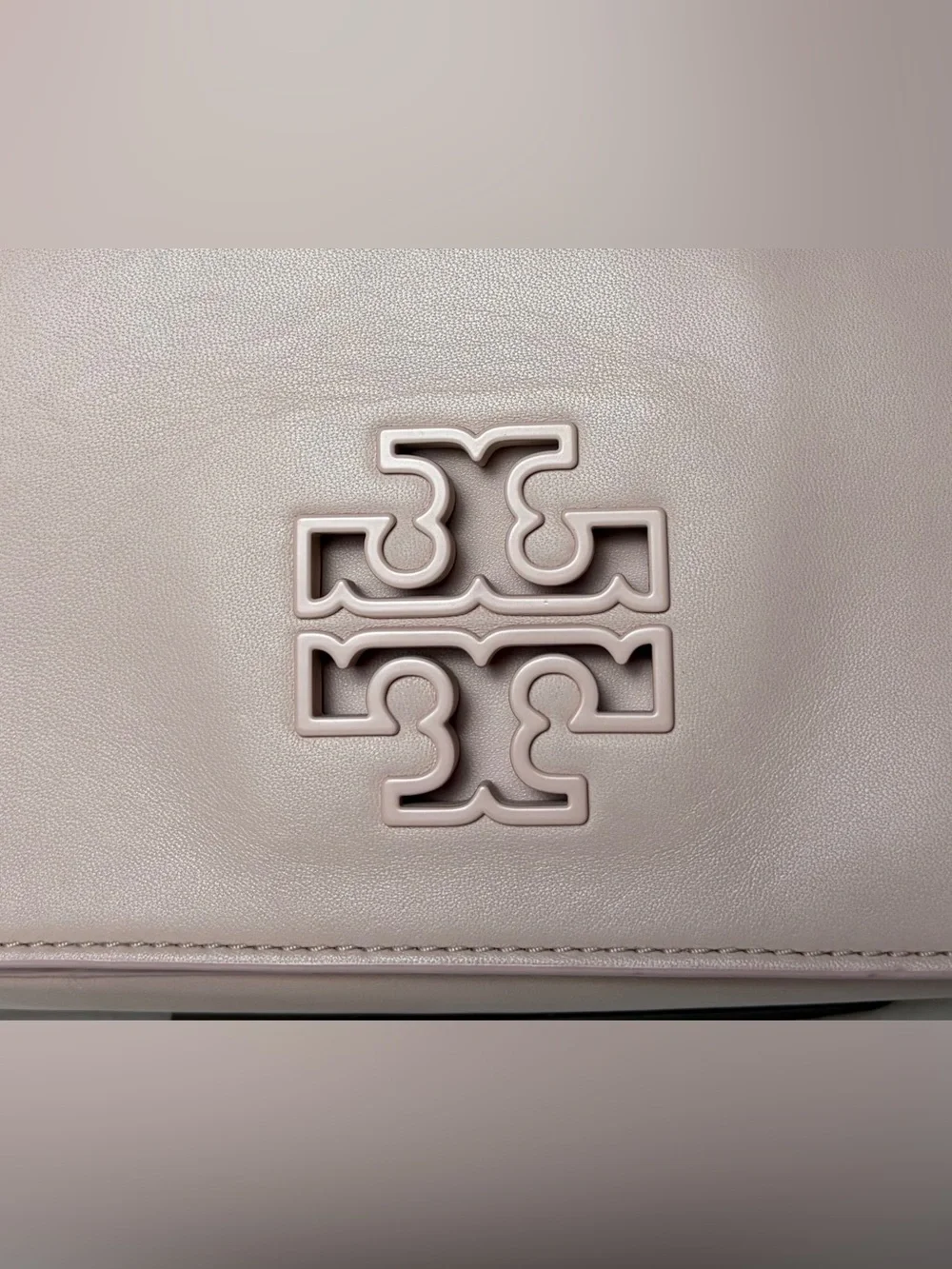 Tory Burch Britten Pink Leather Chain Shoulder Crossbody Bag - Picture 6 of 11